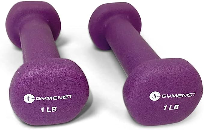 Hard Plastic Case Includes 3 Pairs Dumbbells And A Hard Storage Case