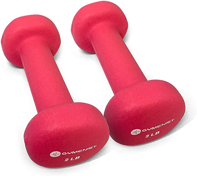 Hard Plastic Case Includes 3 Pairs Dumbbells And A Hard Storage Case