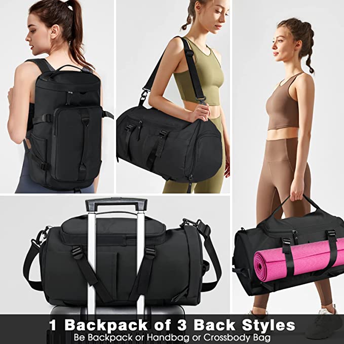 Gym Bag for Women Men, Travel Backpack Carry On Backpack