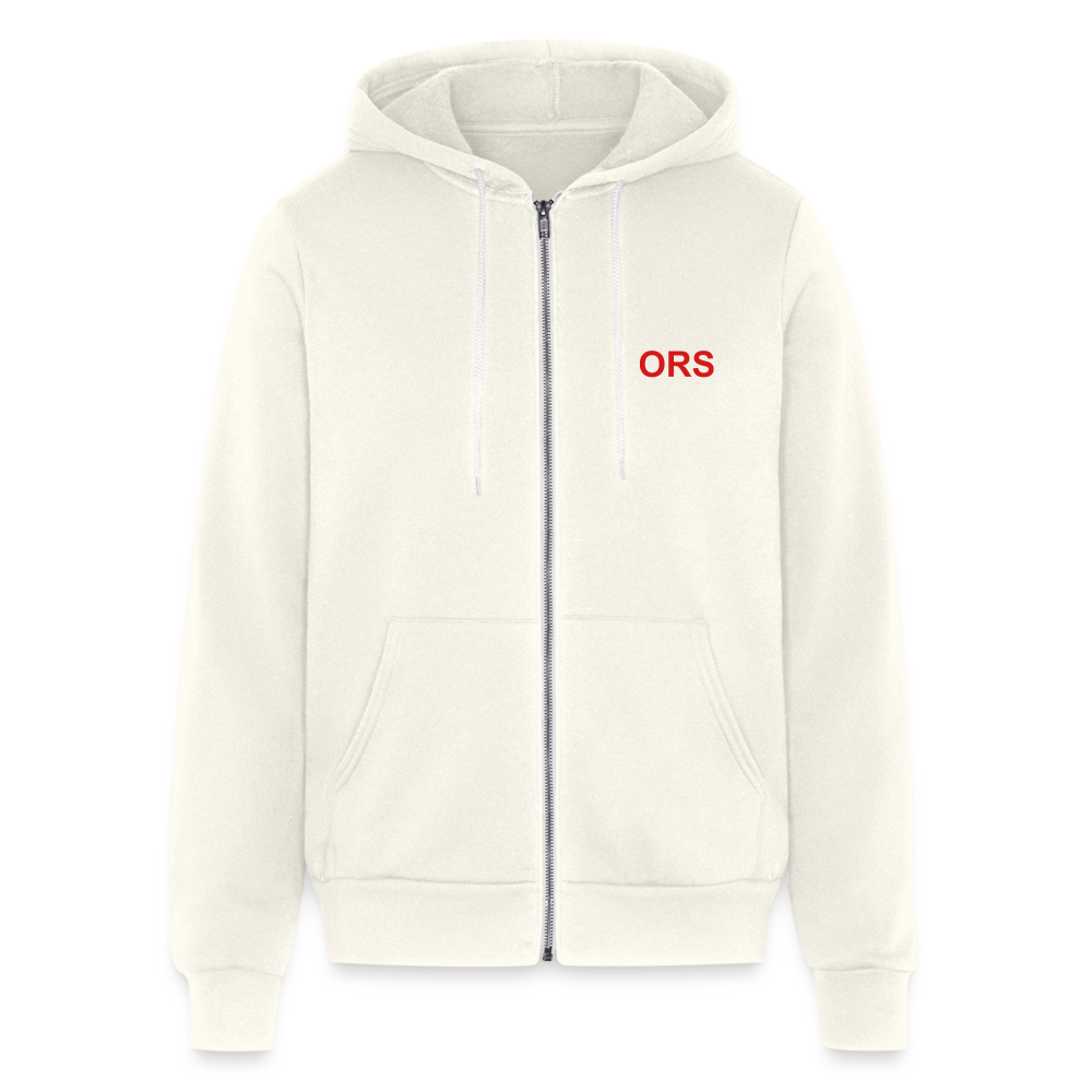 ORS Unisex Full Zip Hoodie - vintage white