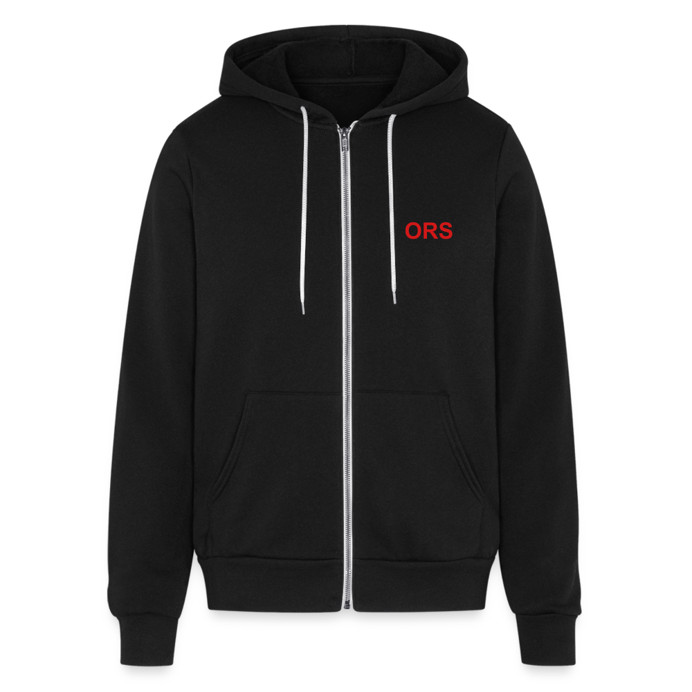 ORS Unisex Full Zip Hoodie - black