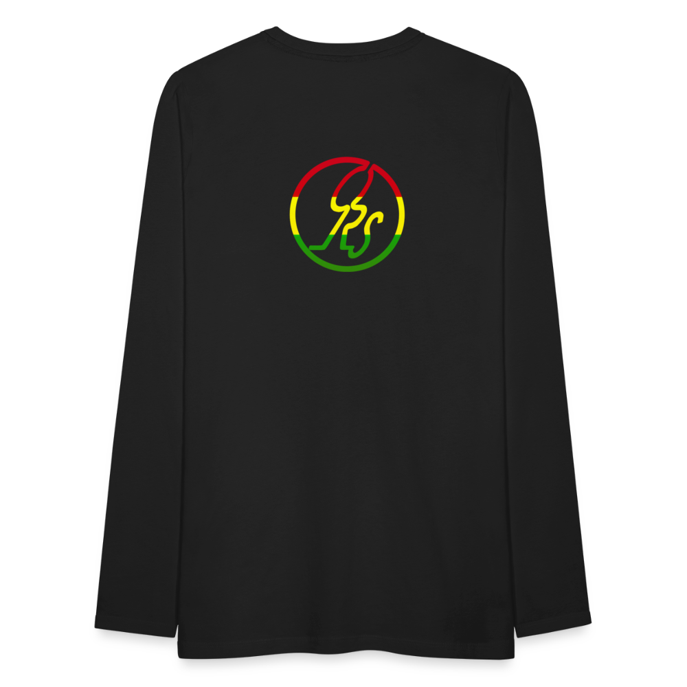 Men's Premium Long Sleeve T-Shirt - black