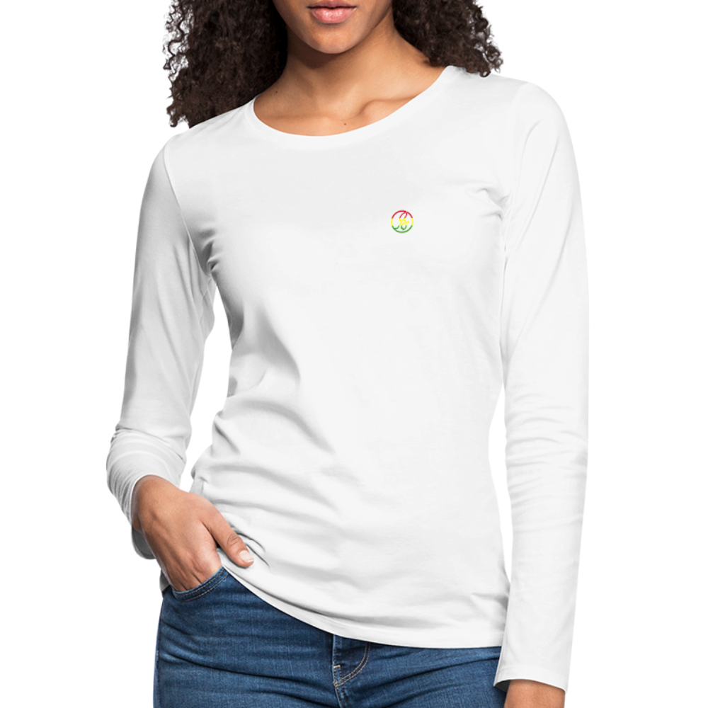 Women's Premium Long Sleeve T-Shirt - white