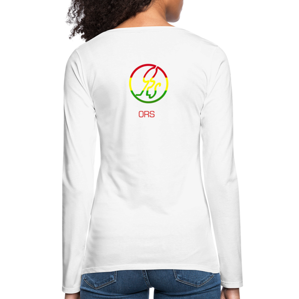 Women's Premium Long Sleeve T-Shirt - white