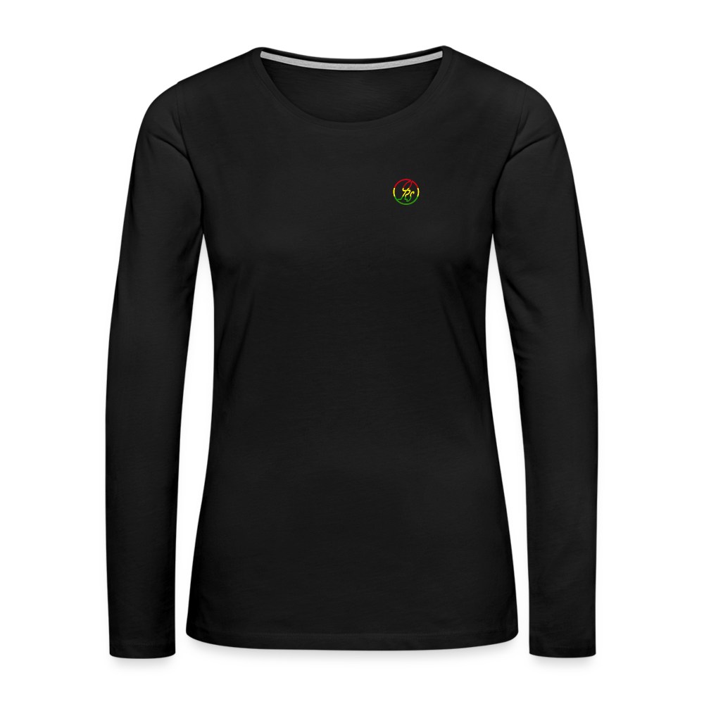 Women's Premium Long Sleeve T-Shirt - black