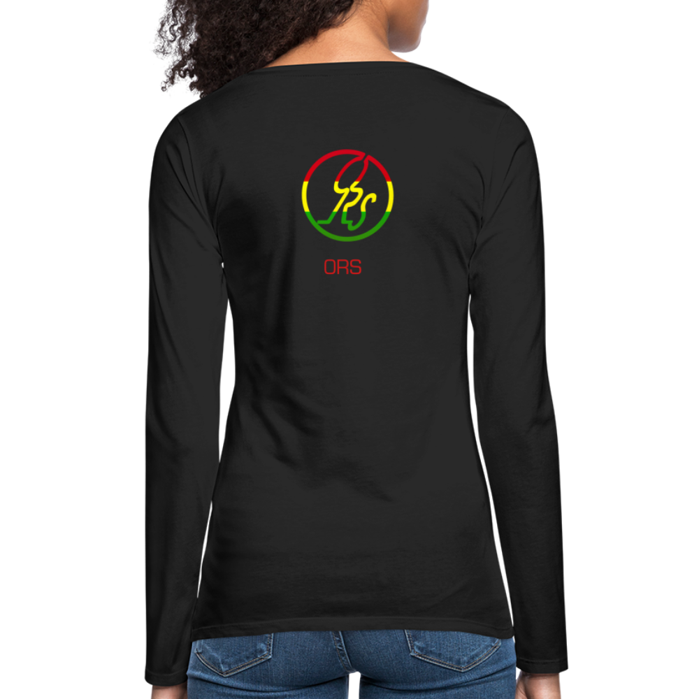 Women's Premium Long Sleeve T-Shirt - black