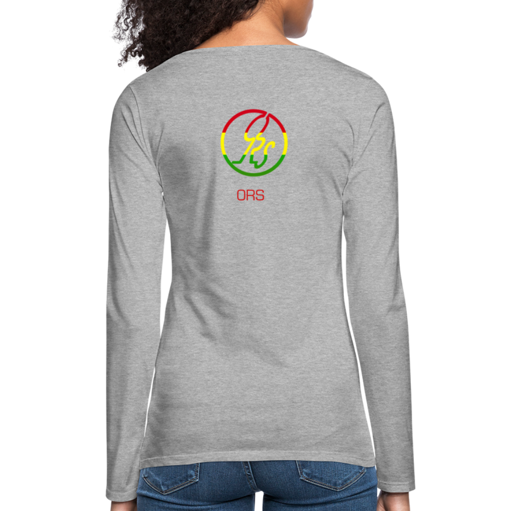 Women's Premium Long Sleeve T-Shirt - heather gray