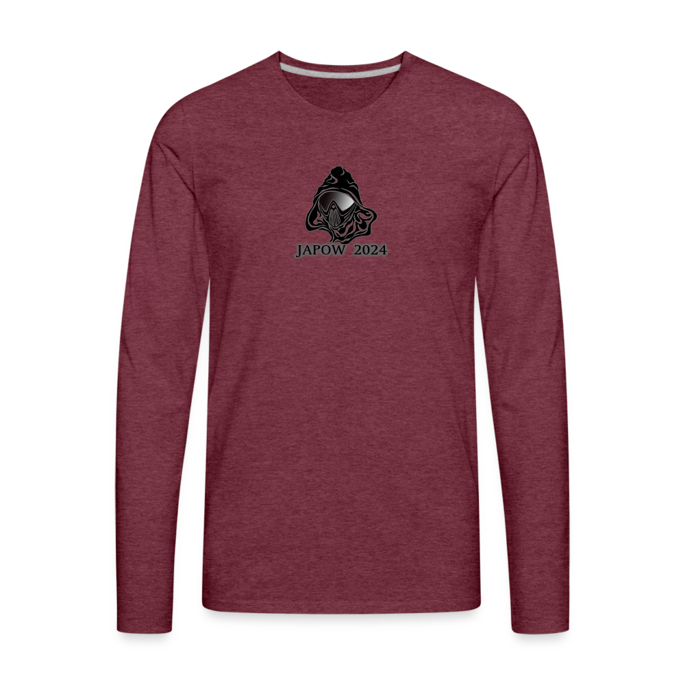 4H Vader Long Sleeve T-Shirt - heather burgundy