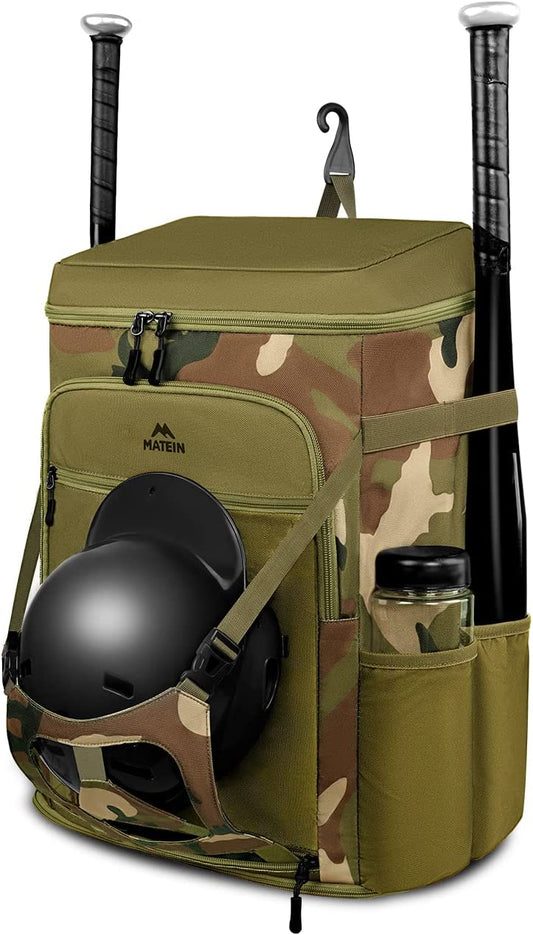 MATEIN Professional Baseball Backpack, Softball Bag.