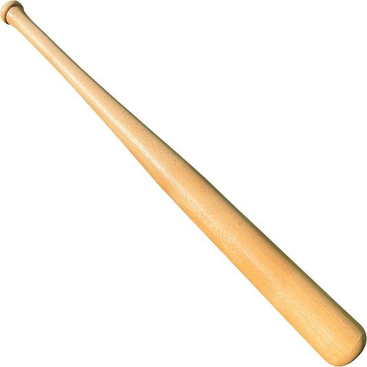 Genuine Solid Beech Wood Baseball Bat - 27 Inch 23 Oz