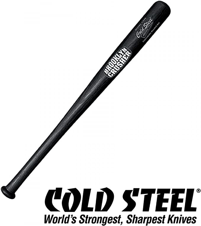 Cold Steel Baseball Bat Brooklyn Crusher (92BSS), Black 29 inch