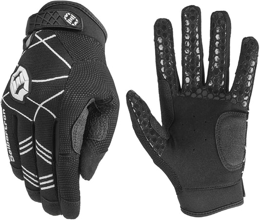Seibertron B-A-R PRO 2.0 Signature Baseball/Softball Batting Gloves Super Grip Finger Fit for Adult Black