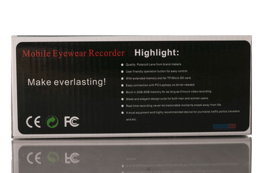 Covert Video Recording Spy Sunglasses For Spying