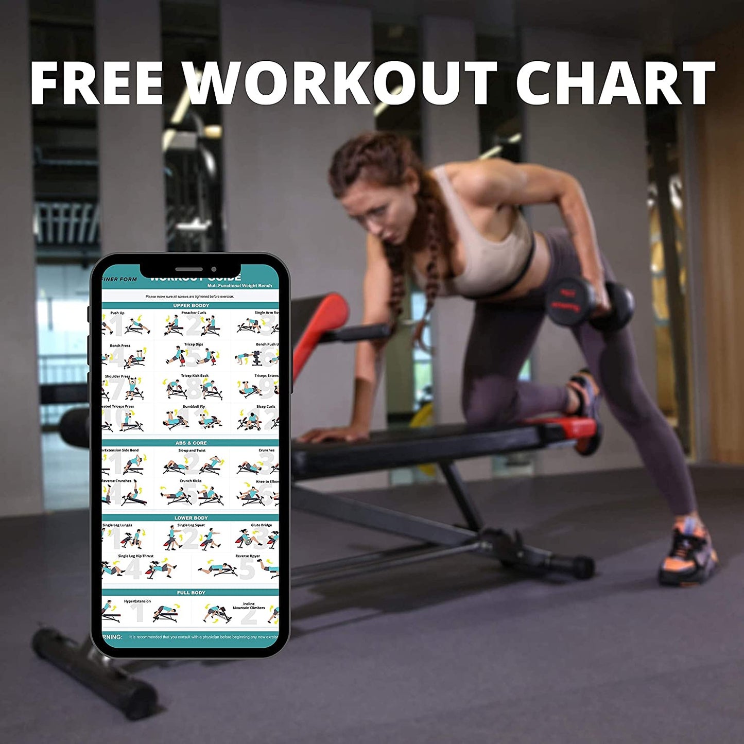 Multi-Functional Adjustable Weight Bench - ONE RUN SPORTS LLC