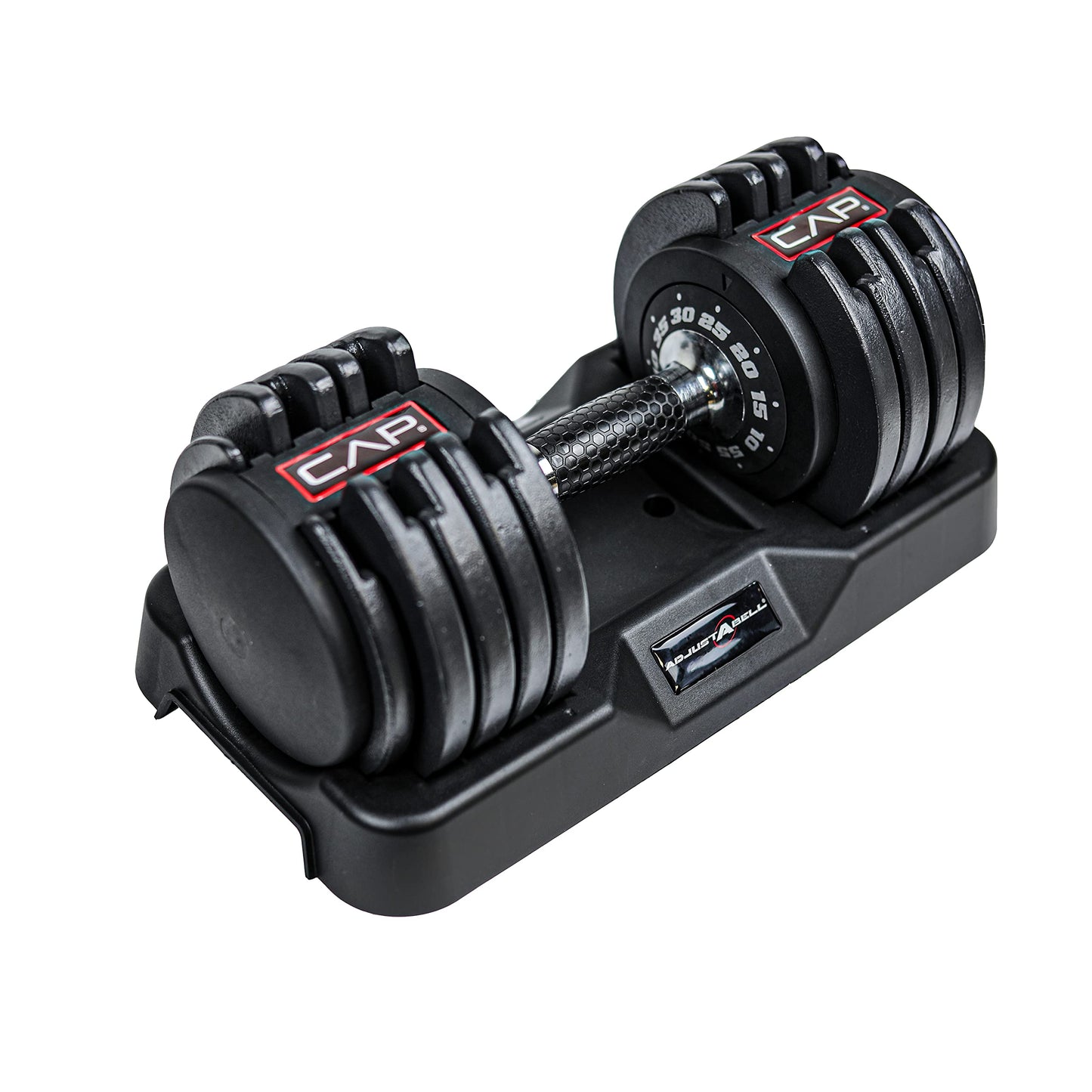 CAP Barbell Adjustable Dumbbell with Contoured Full Rotation Handle