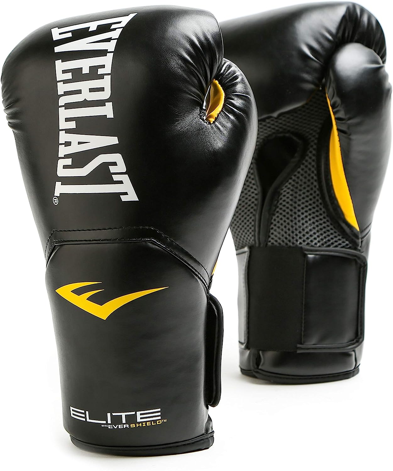 Everlast Elite Pro Style Training Gloves, Black, 14 oz