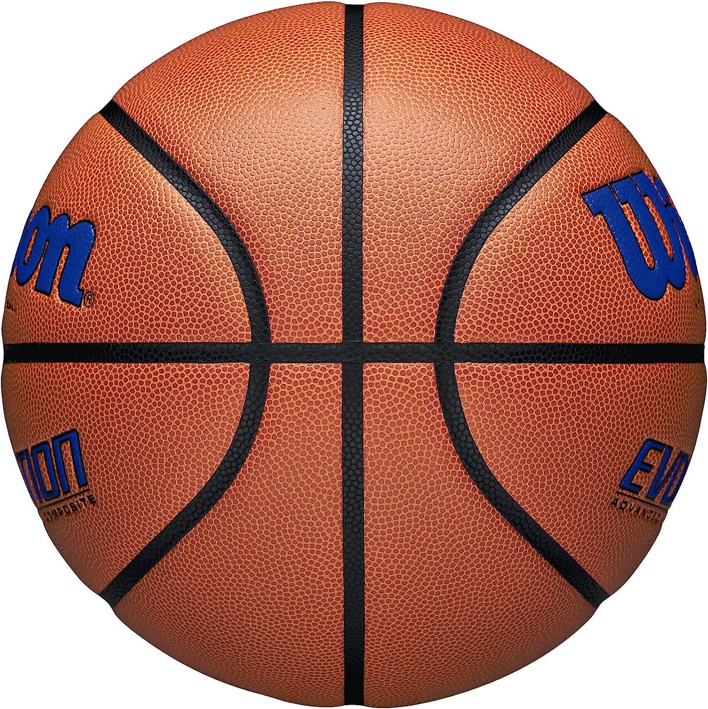 WILSON Evolution Game Basketball Royal Size 7 - 29.5" - ONE RUN SPORTS LLC