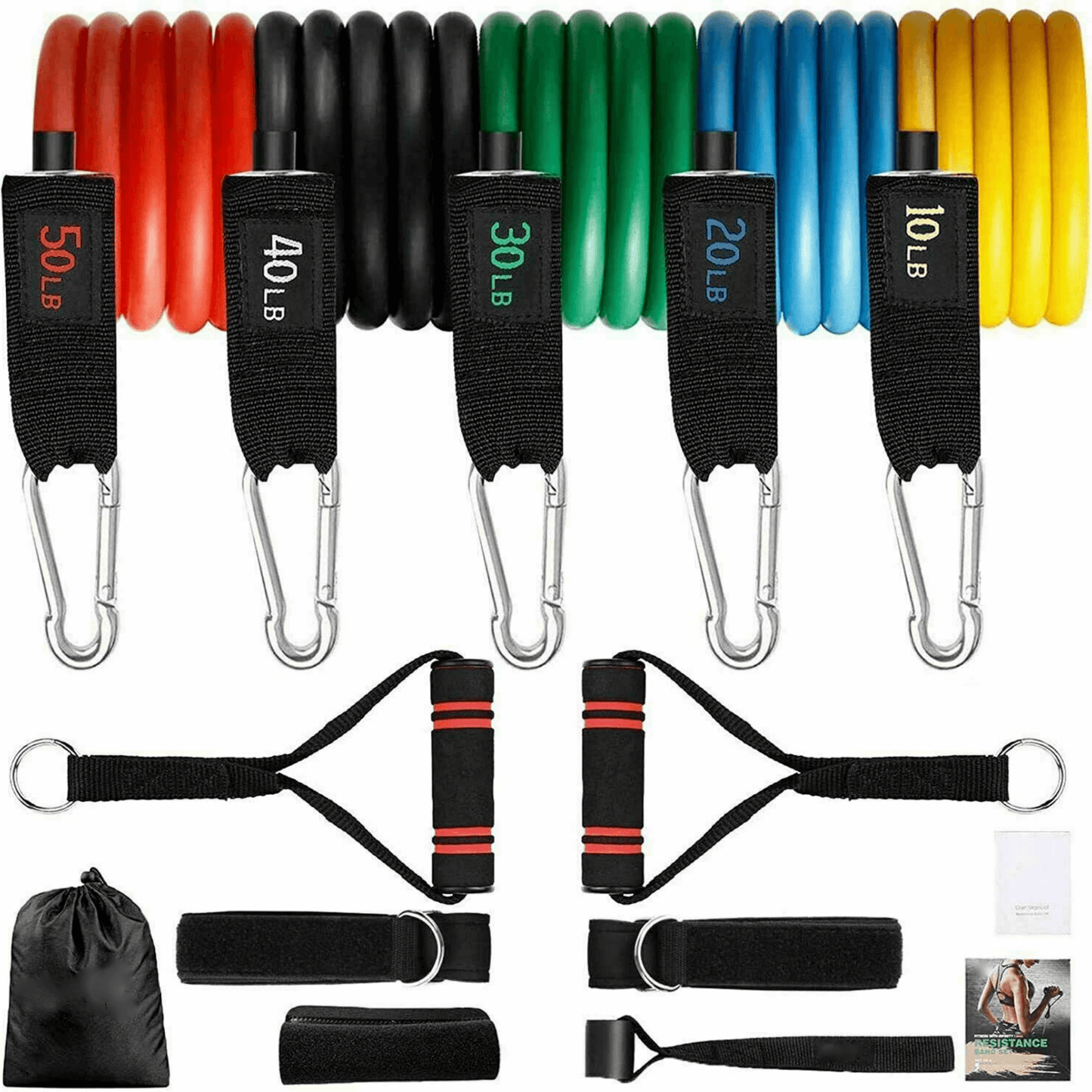 Resistance Band Home Workout Set 13-Pcs