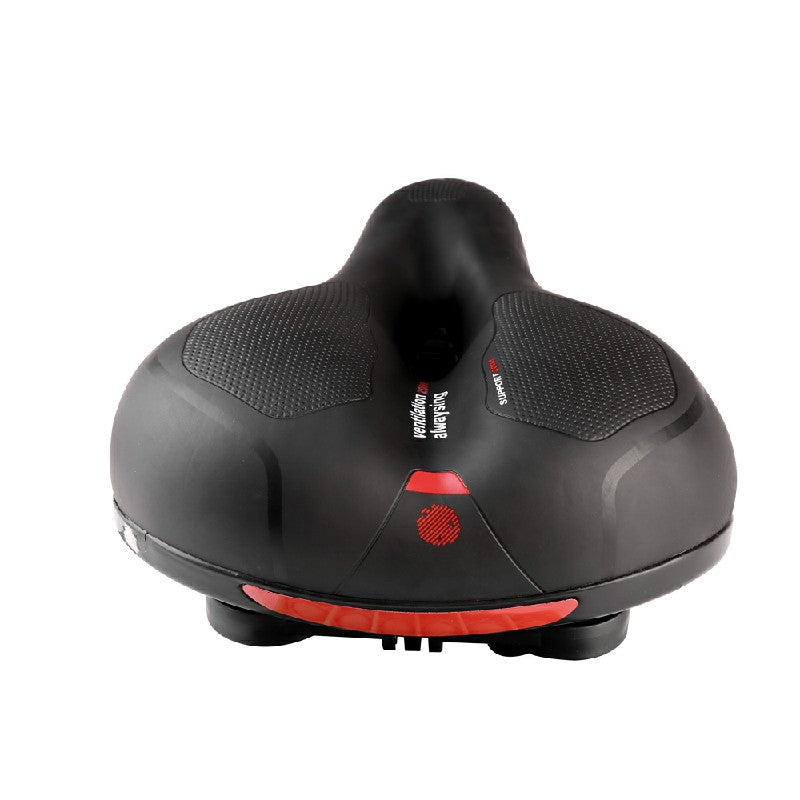 Wide Extra Comfy Bike Bicycle Gel Cruiser Comfort Sporty Soft Pad Saddle Seat - Red