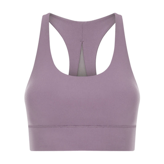 U-neck Double-Sided Triangle Mesh Sports Bras
