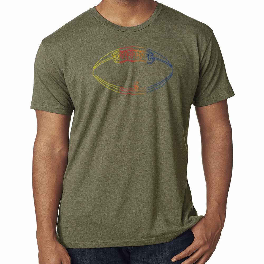 Football Blend TEE - ONE RUN SPORTS