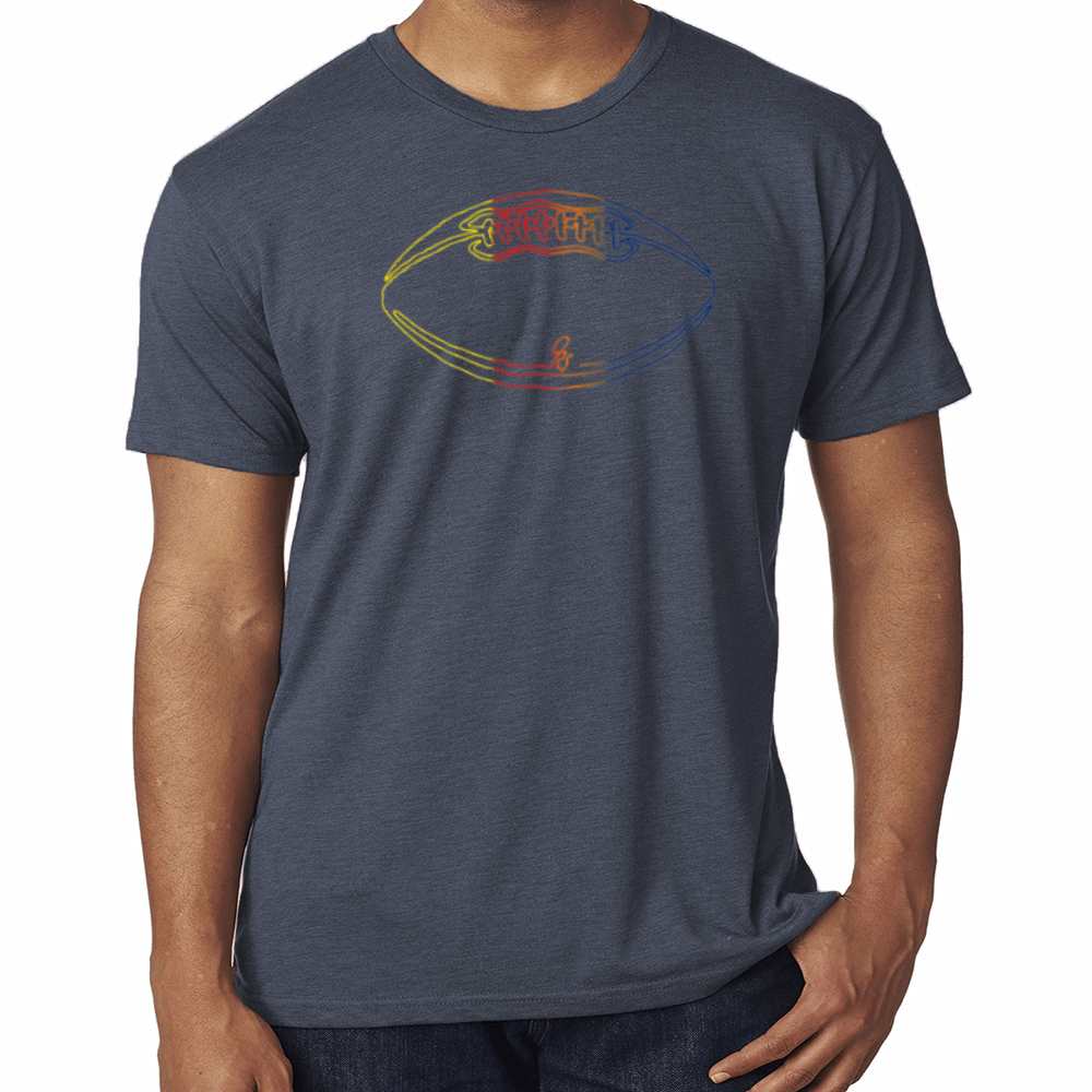 Football Blend TEE - ONE RUN SPORTS