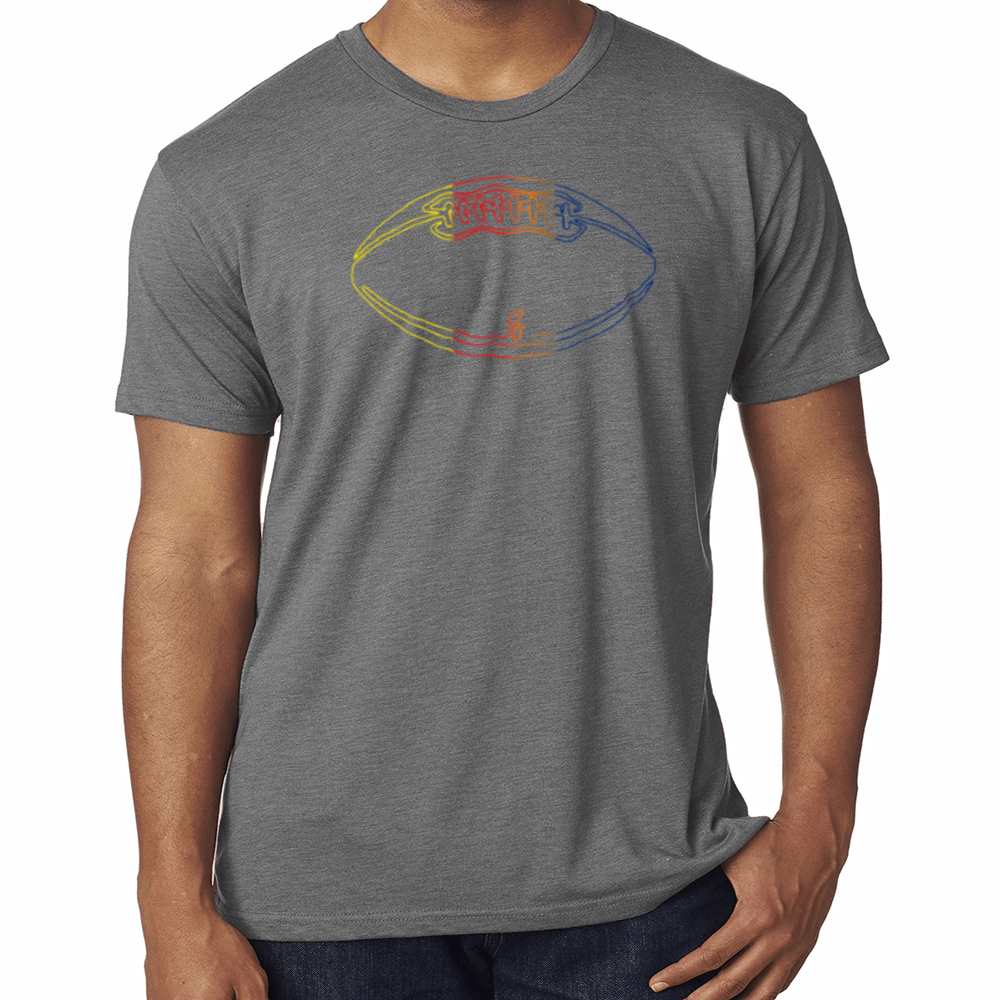 Football Blend TEE - ONE RUN SPORTS