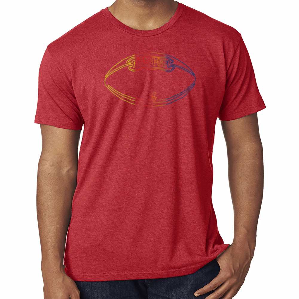 Football Blend TEE - ONE RUN SPORTS