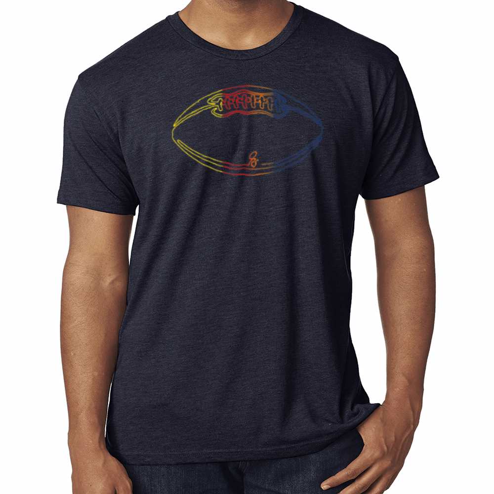 Football Blend TEE - ONE RUN SPORTS