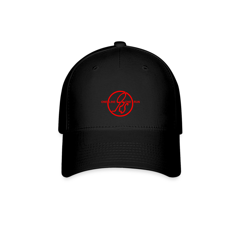 ONE RUN Baseball Cap - black