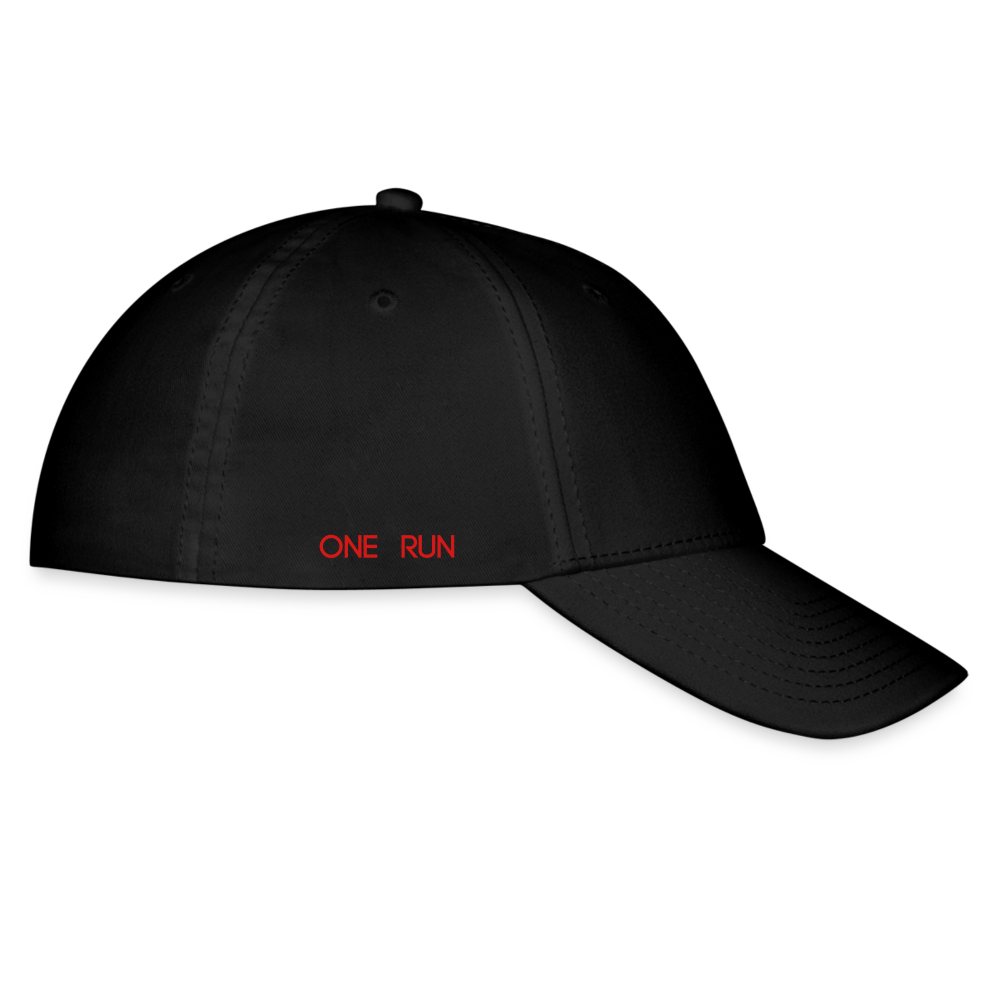 ONE RUN Baseball Cap - black
