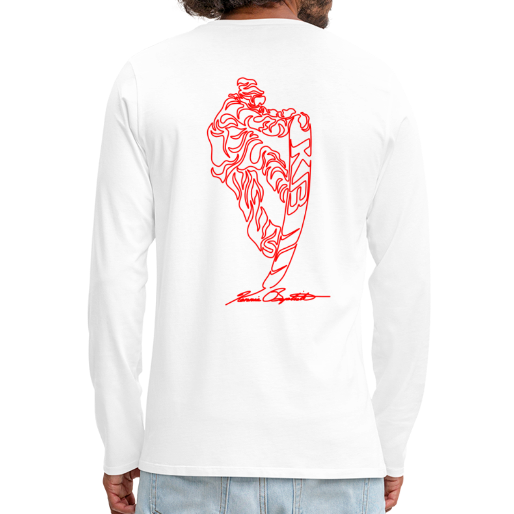 ORS Snowboarder Long Sleeve T-Shirt - white