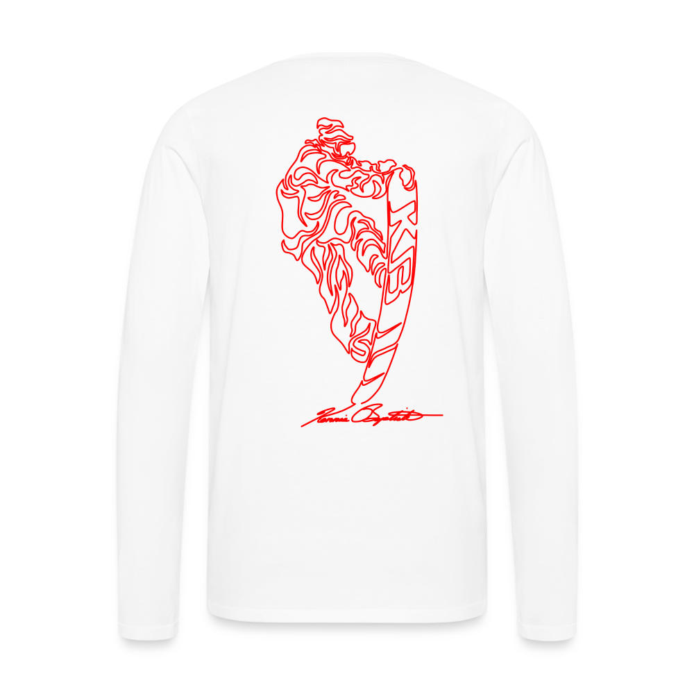 ORS Snowboarder Long Sleeve T-Shirt - white