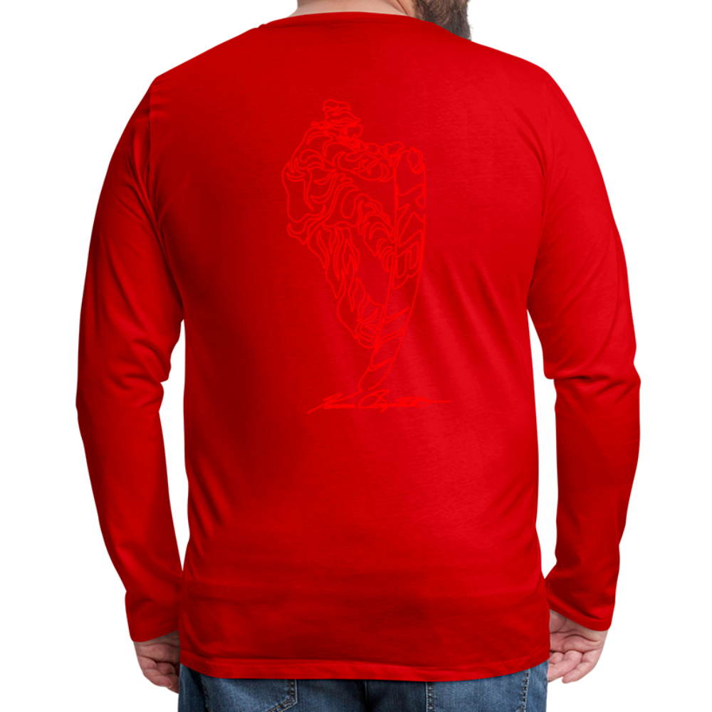 ORS Snowboarder Long Sleeve T-Shirt - red