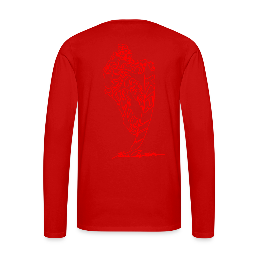 ORS Snowboarder Long Sleeve T-Shirt - red