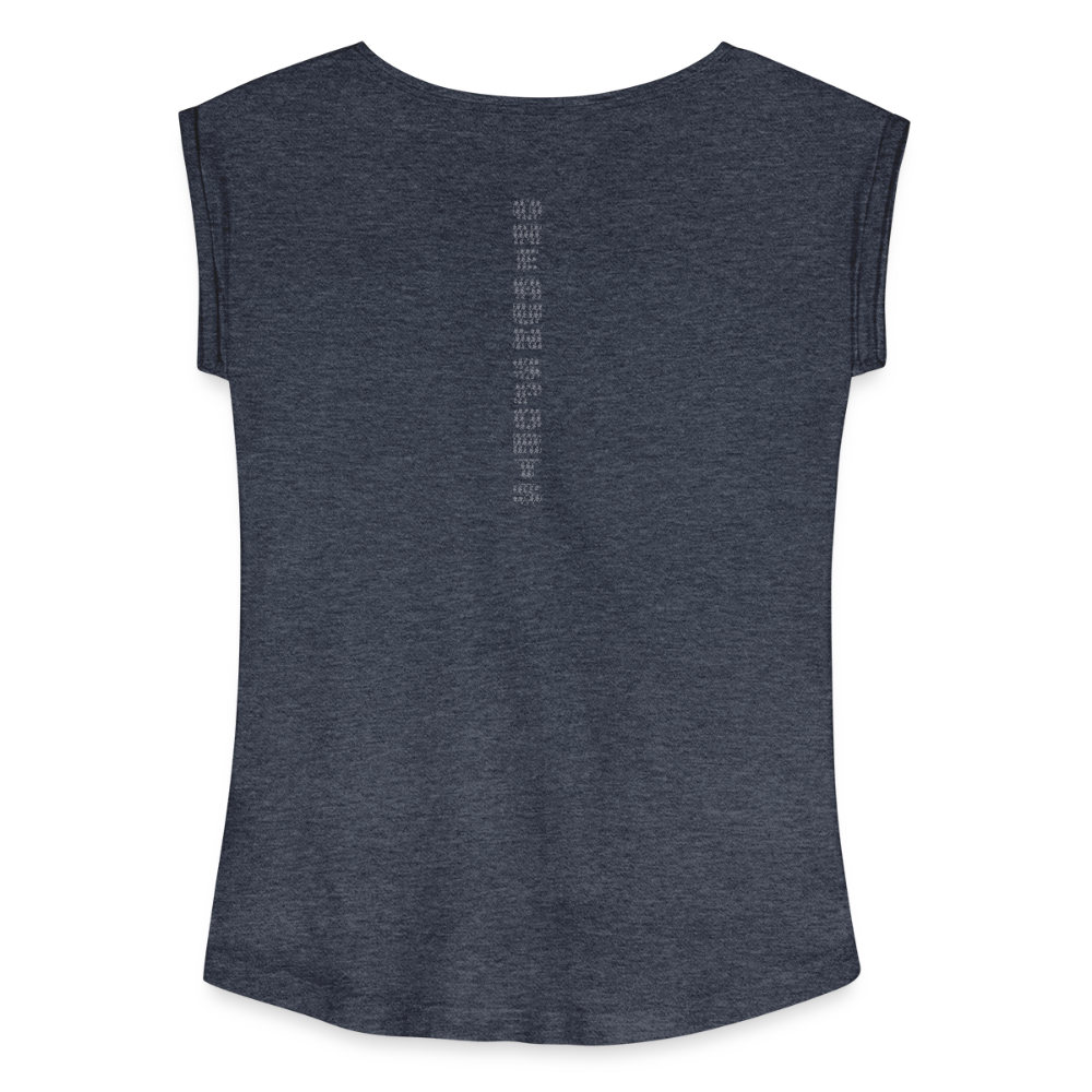 Women's Roll Cuff ORS T-Shirt - navy heather