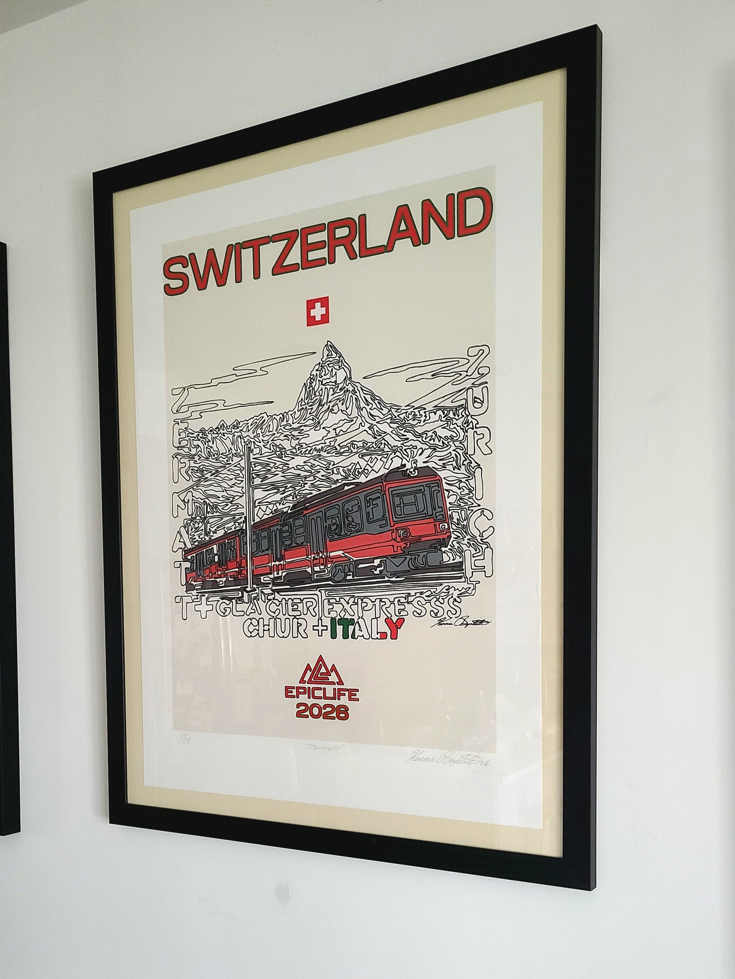 EPIC LIFE ZERMATT 2026 Limited Edition PRINT