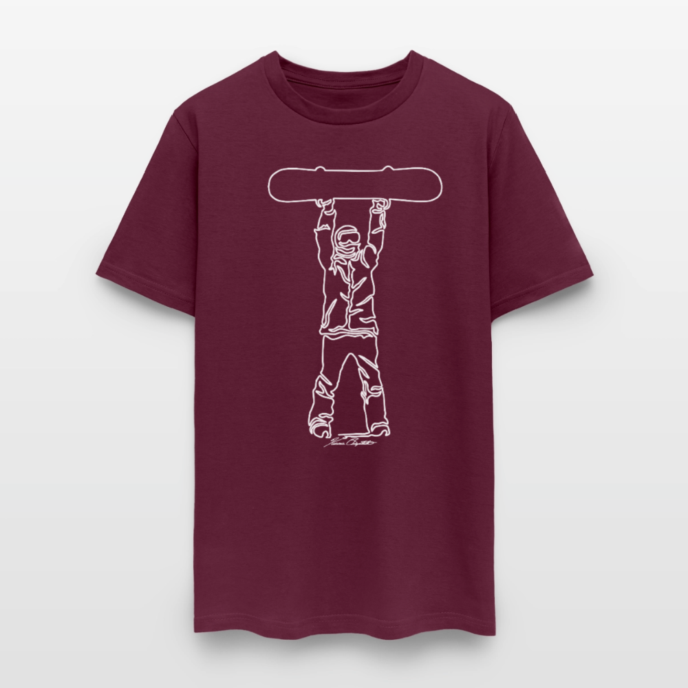 ORS BOARDS UP Men's T-Shirt - burgundy