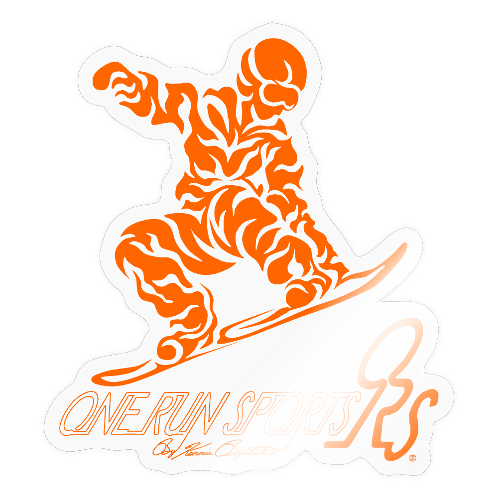 Sticker - transparent glossy