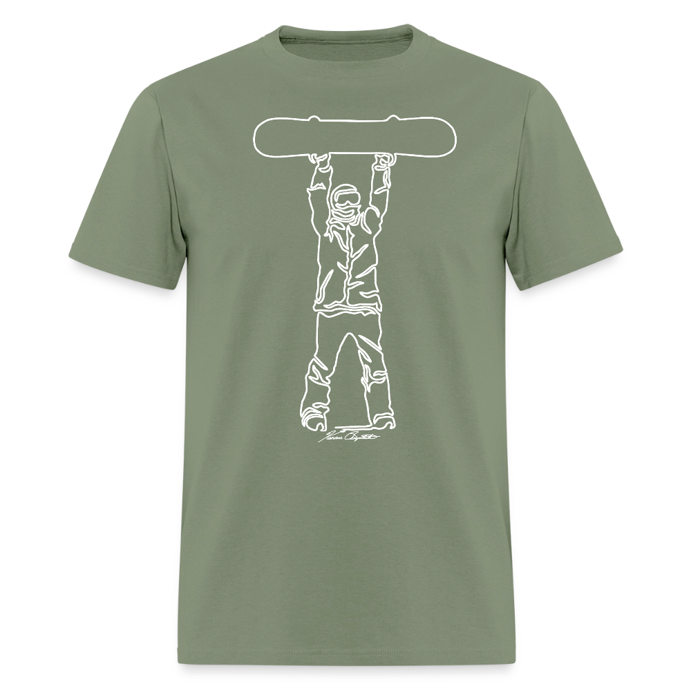 ORS BOARDS UP Men's T-Shirt - military green