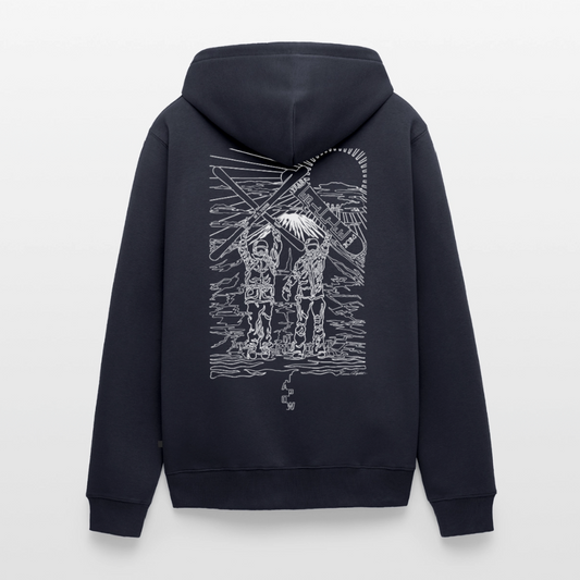 JAPOW 2024 Unisex Organic Zip Hoodie - navy