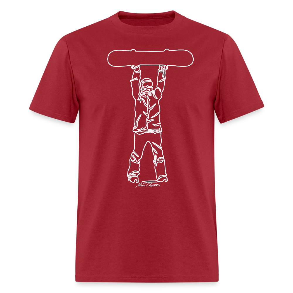 ORS BOARDS UP Men's T-Shirt - dark red