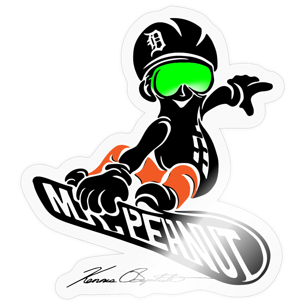 Sticker - transparent glossy