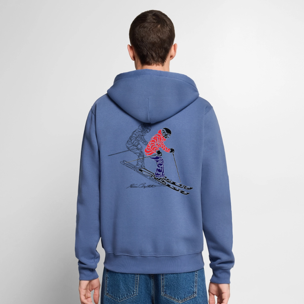 Ski Zip Hoodie 1 - stone blue 