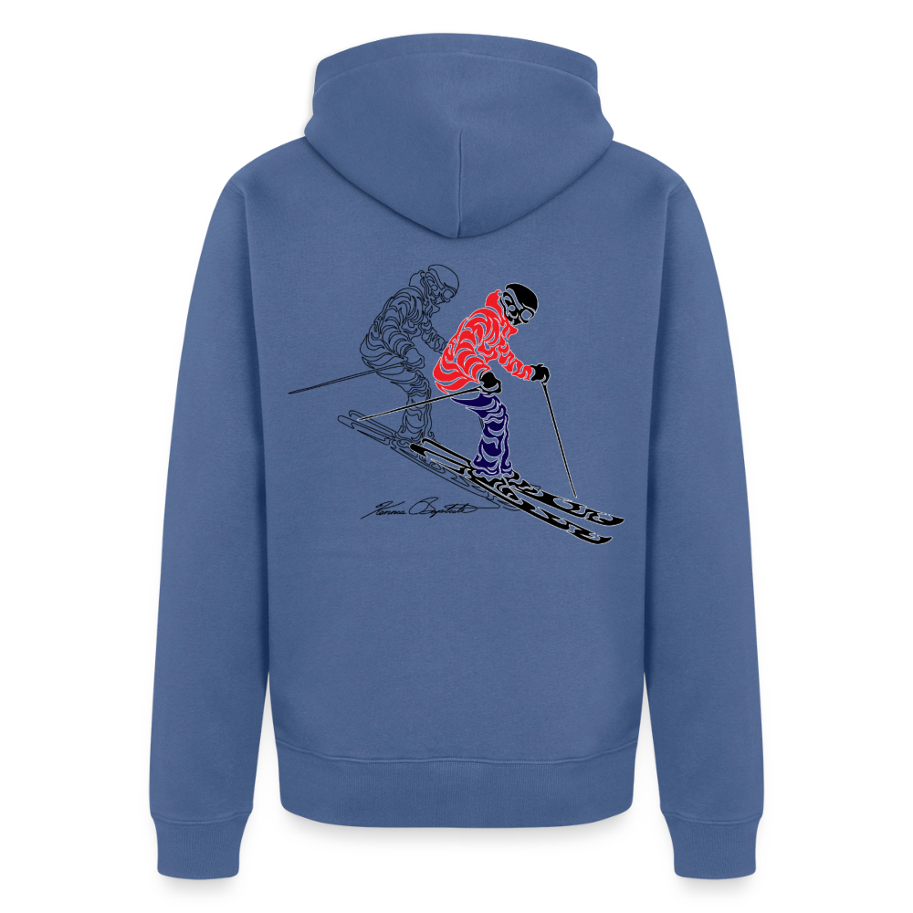 Ski Zip Hoodie 1 - stone blue 