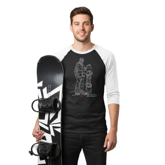 ORS OLOR Baseball T-Shirt - black/white