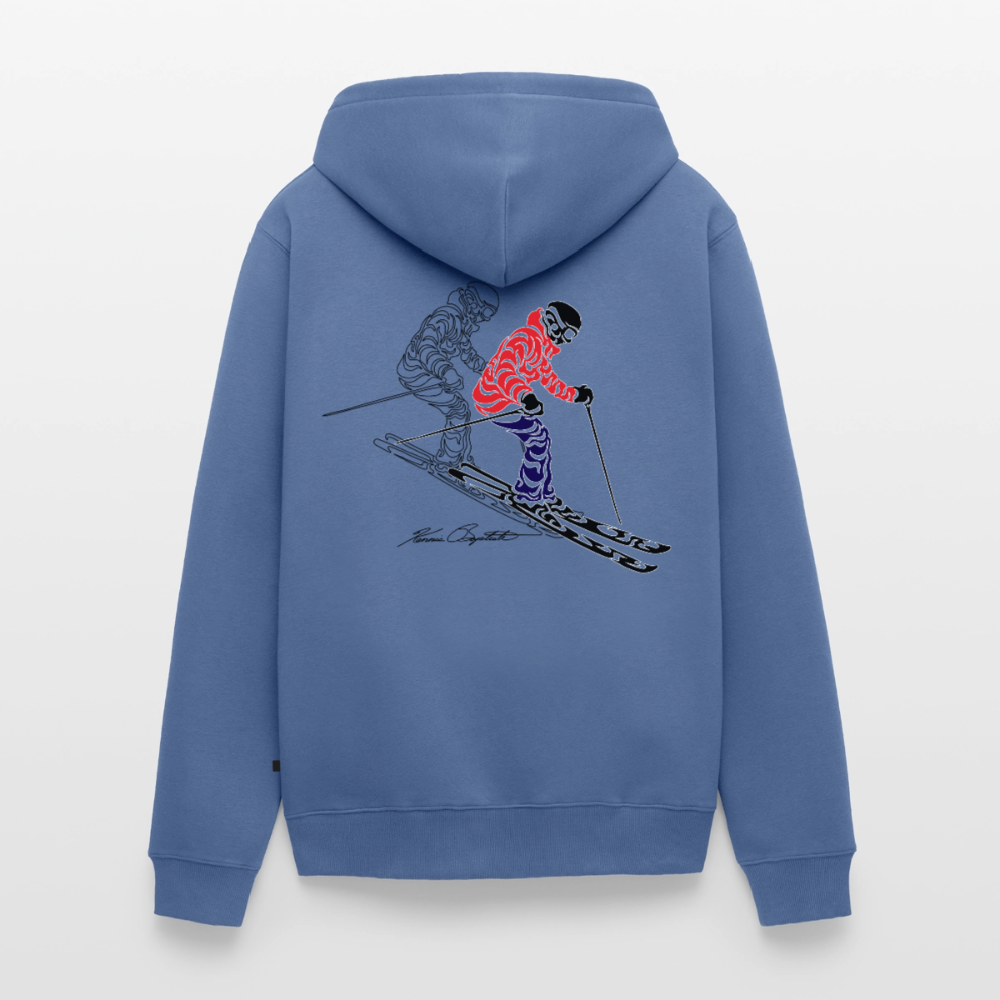 Ski Zip Hoodie 1 - stone blue 