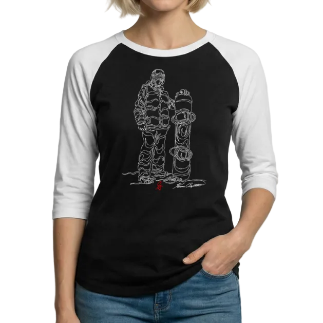 ORS OLOR Baseball T-Shirt - black/white