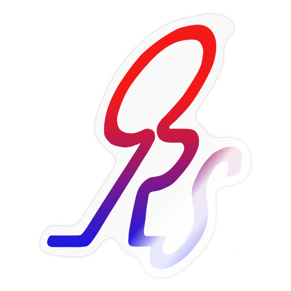 Sticker - transparent glossy