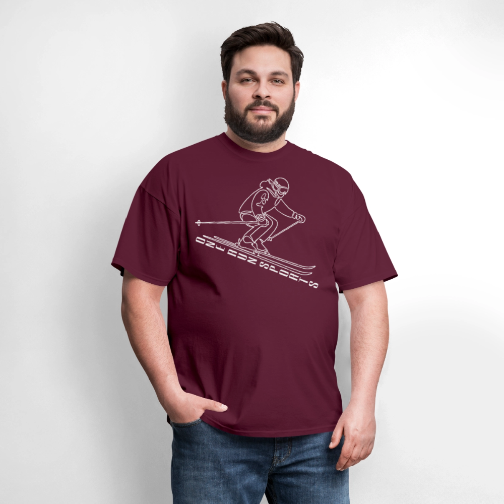 ORS SKI Men's T-Shirt - burgundy